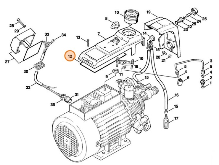 Uszczelka, Stihl 47054390500