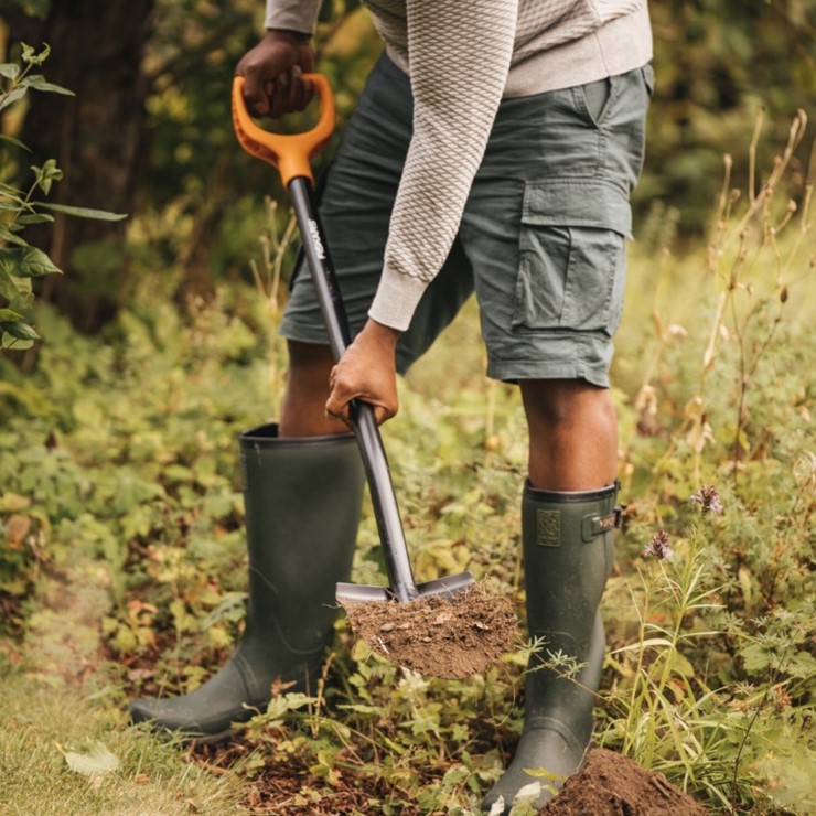 Szpadel ostry SOLID metalowy, Fiskars 1066716