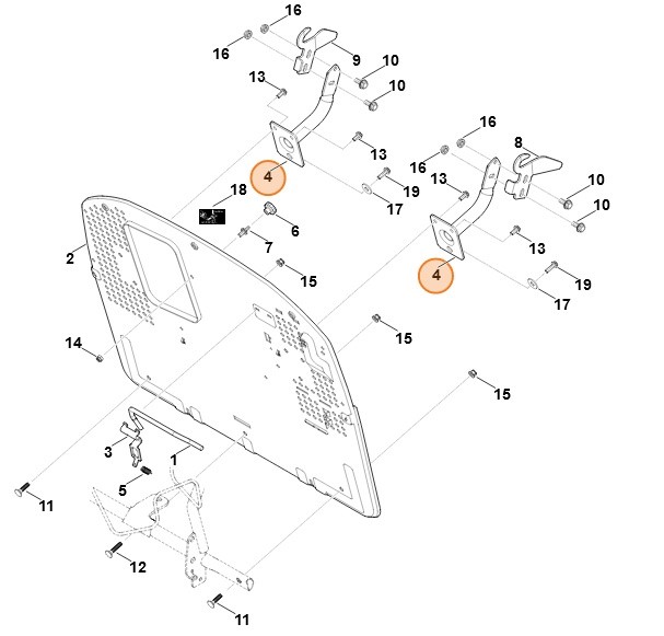 Uchwyt, Stihl 61707006801
