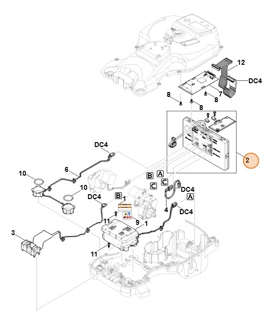 Zespół modułu elektronicznego, Stihl 63010071014