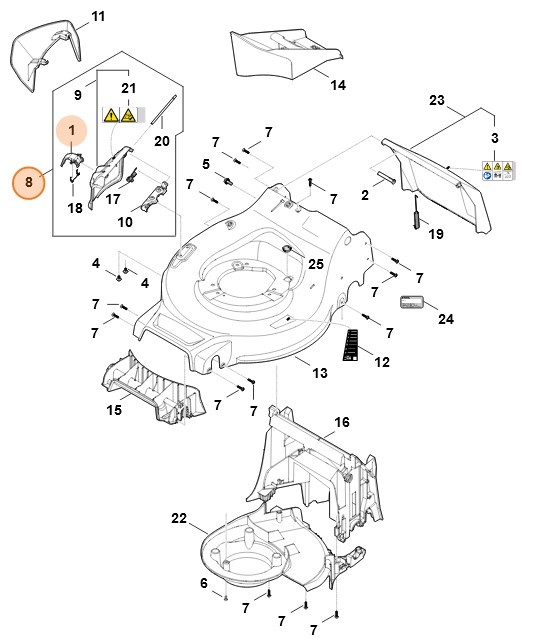 Klapa, Stihl WA217002700