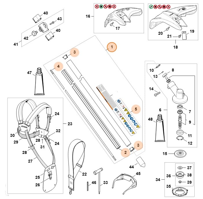 Wysięgnik, Stihl FA087107155