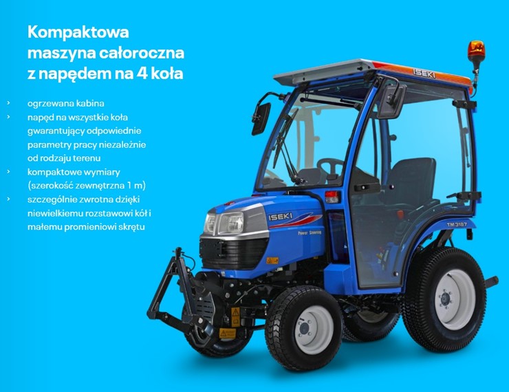 TM3187 A, Traktor Iseki TM3187 A