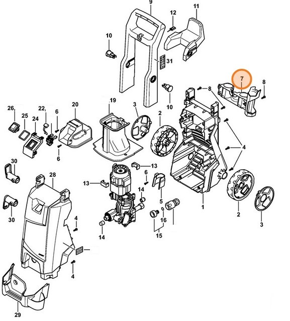 Mocowanie, Stihl 49517915400