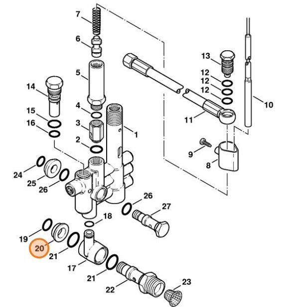Pierścień, Stihl 47355180701