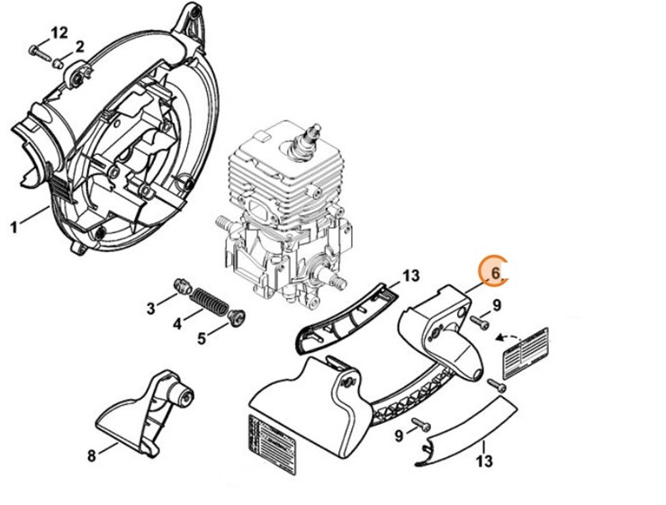Uchwyt, Stihl 42417910201
