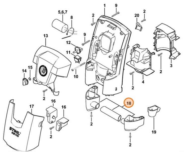 Uchwyt nośny, Stihl 47667915700
