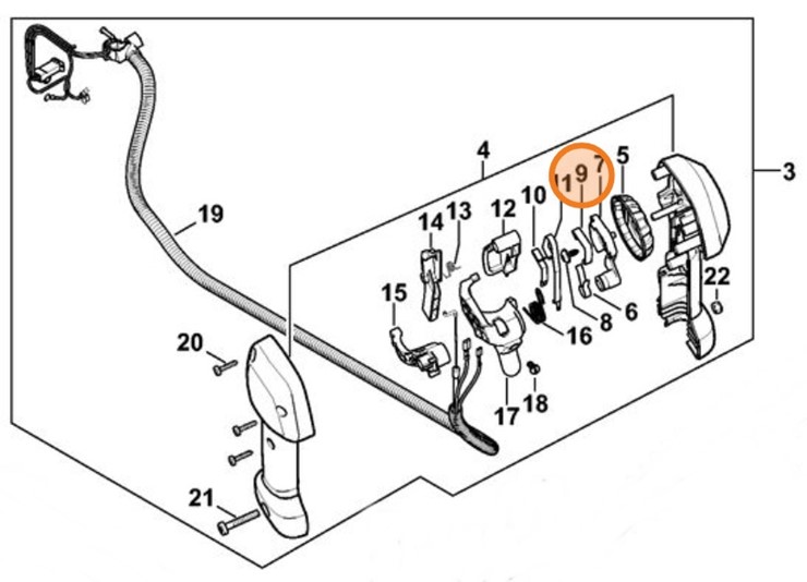 Sprężyna, Stihl 41497913101