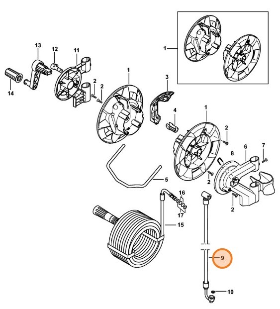 Wąż wysokociśnieniowy, Stihl 47886700800