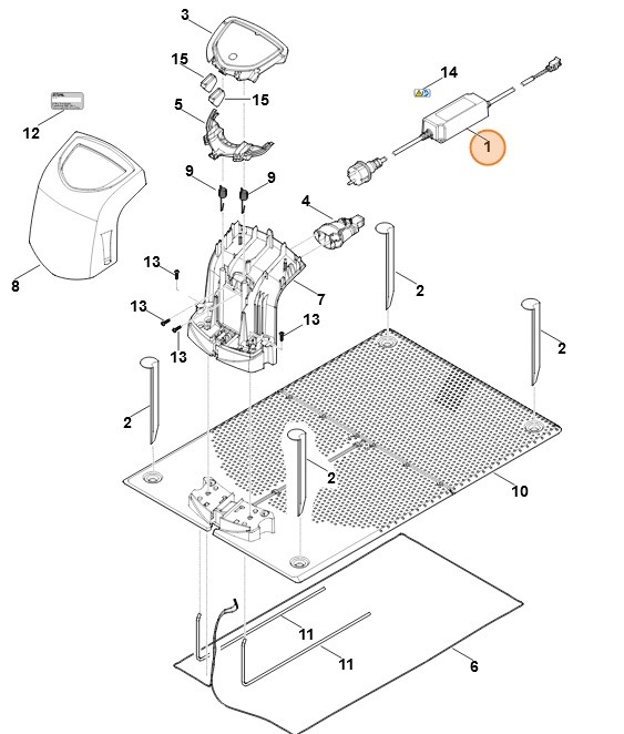 Zasilacz 230 V EUR, Stihl 63014008561