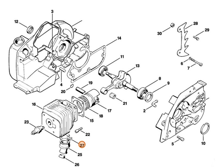 Taśma zaciskowa śred. 29x7, STIHL 97710212540