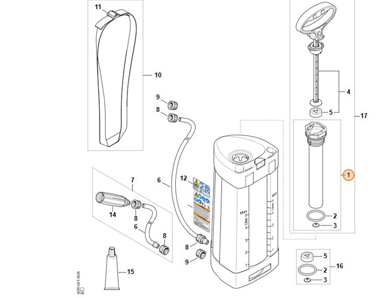 Rura pompy, Stihl 42556706603