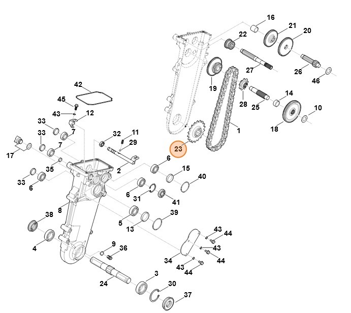 Koło łańcuchowe, Stihl 62506421200