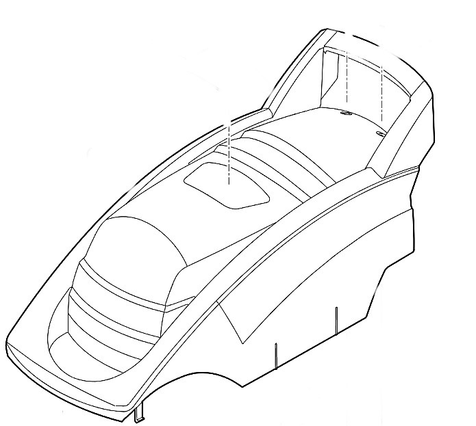 Pokrywa silnika, Stihl 63207065600