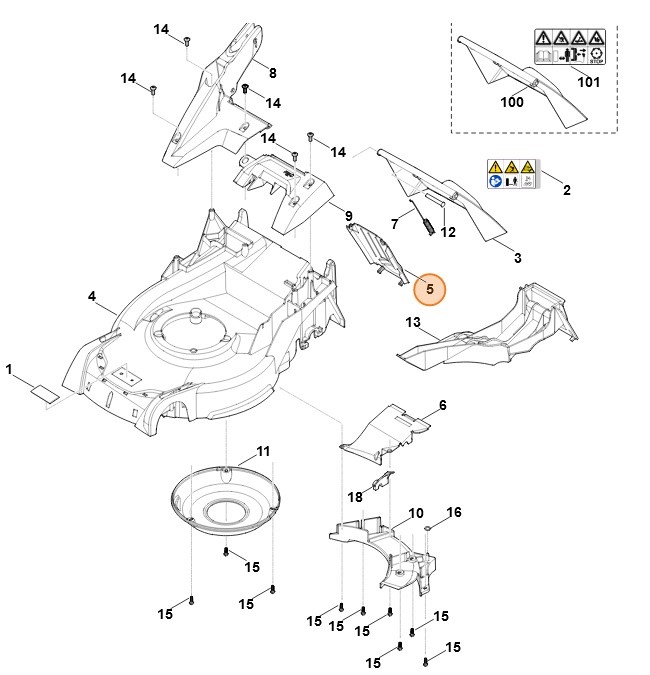 Pokrywa, Stihl 63647013610