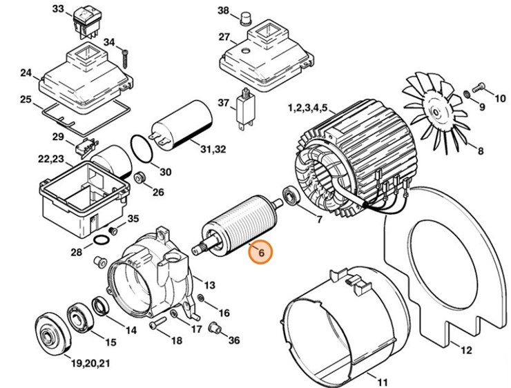 Wirnik, Stihl 47336001100