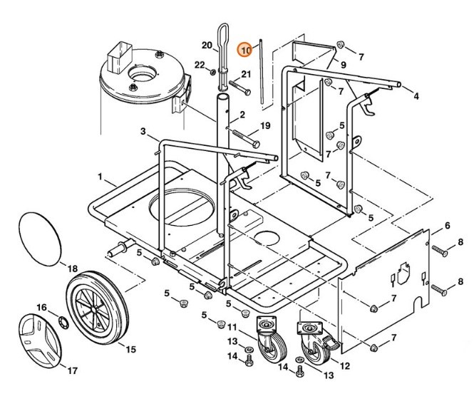 Drążek, Stihl 47527919900