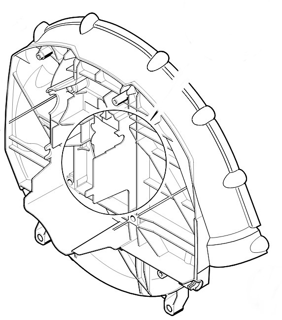 Obudowa dmuchawy, Stihl 42827004109