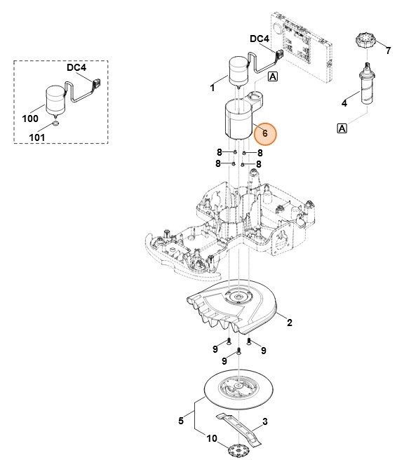 Element regulacyjny, Stihl 63017634200