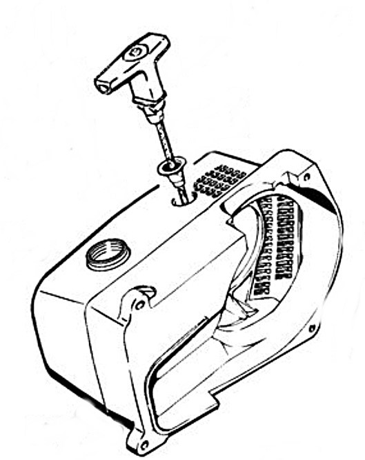 Obudowa wentylatora z urządzeniem rozruchowym, Stihl 42050802100