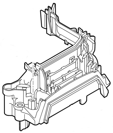 Mocowanie kabla, Stihl 41474481205