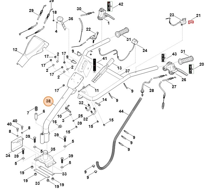 Uchwyt, Stihl 62517406100