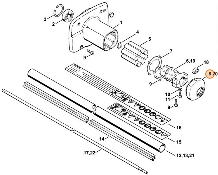 Kołpak, Stihl 41191622800