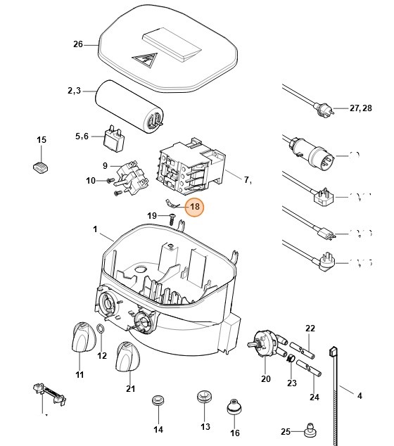 Płaska wtyczka M, Stihl 47884312100
