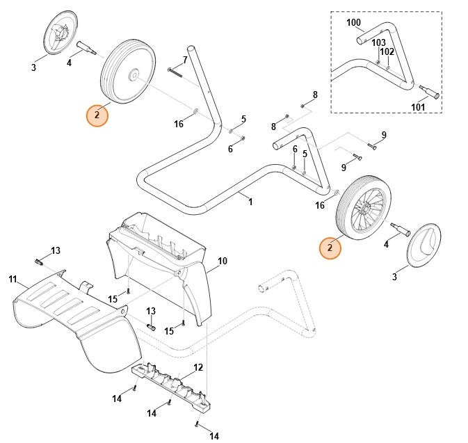 Koło, Stihl 60007000400