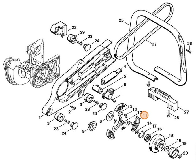 Rozpieracz odśrodkowy, Stihl 11281620806