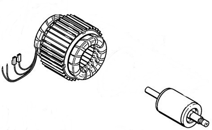 Silnik elektryczny 230 V/50 Hz, Stihl 47196000209