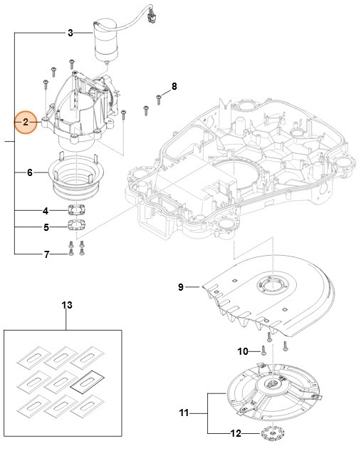 Regulacja wysokości cięcia, Stihl IA017805601