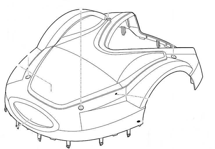Osłona kompl., Stihl 63097802022
