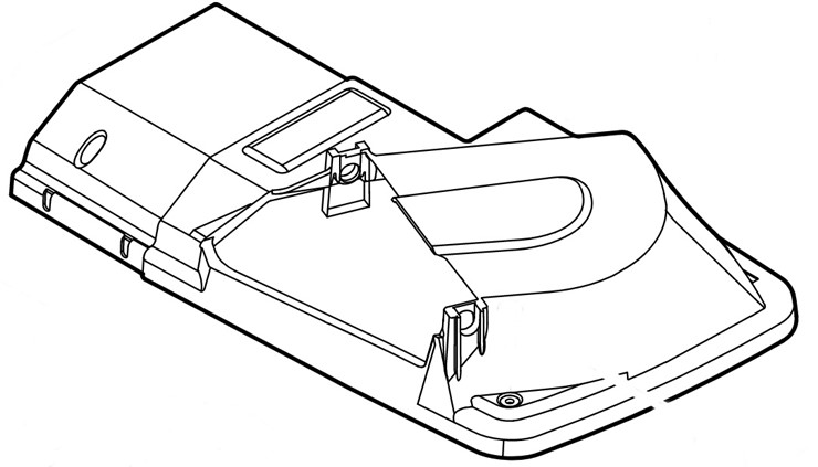Pokrywa ochronna, str. lewa, Stihl 61707060856