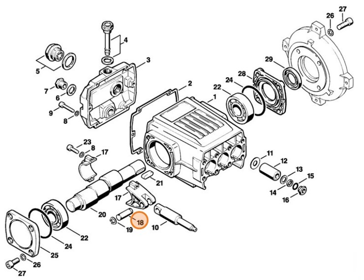 Sworzeń tłokowy, Stihl 47167016400