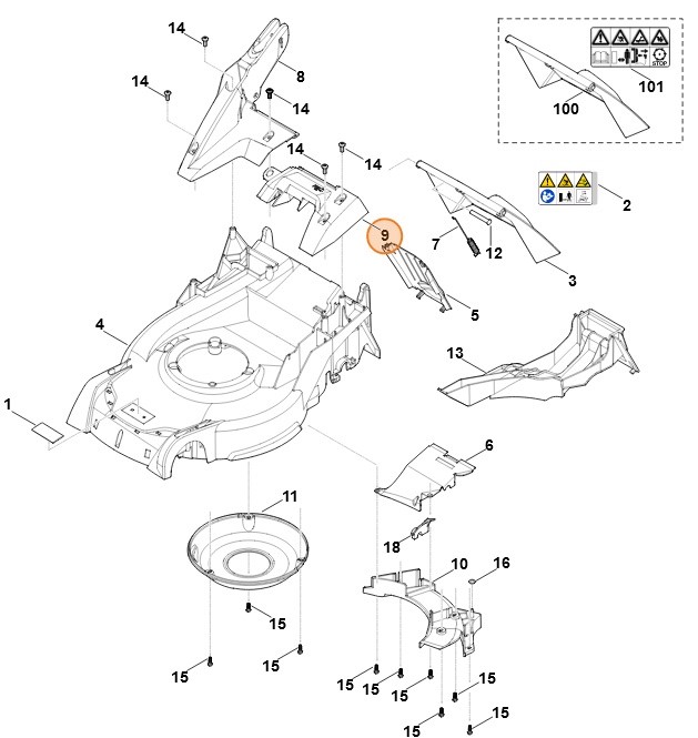 Uchwyt, Stihl 63647036600