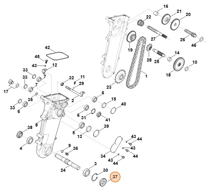 Pierścień uszczelniający, Stihl 62506475600