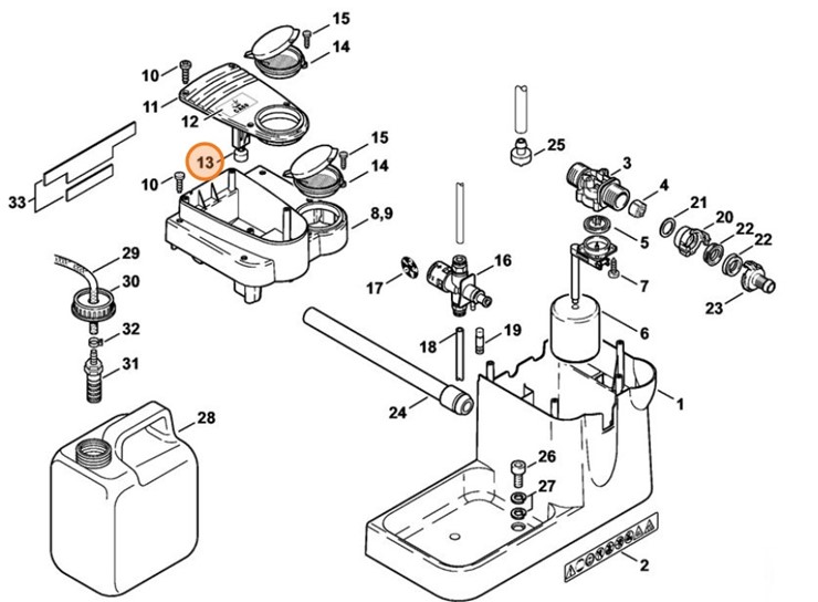 Przełącznik pływakowy, Stihl 47524309100