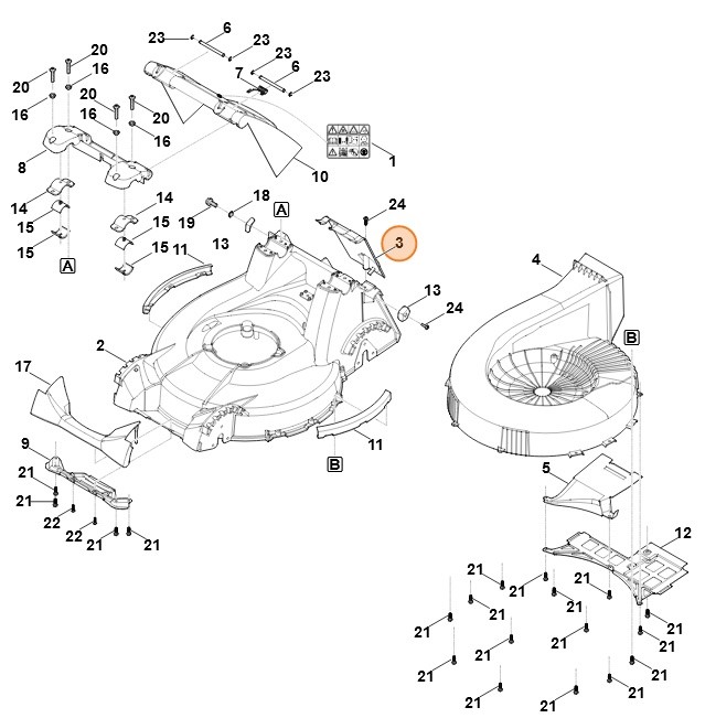 Pokrywa, Stihl 63787013601