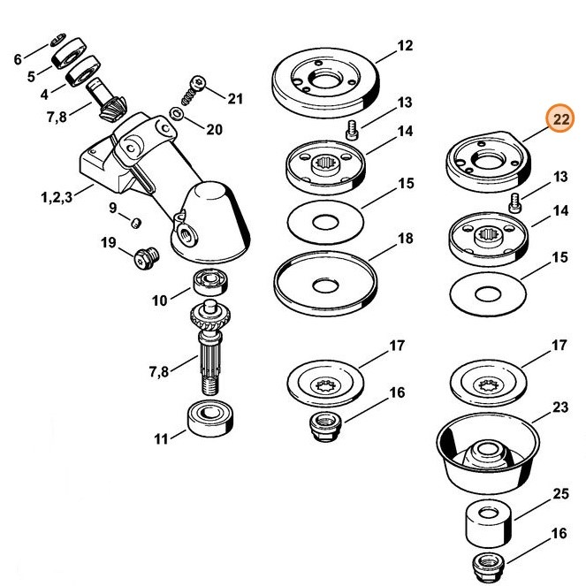Pierścień ochronny, Stihl 41287172707
