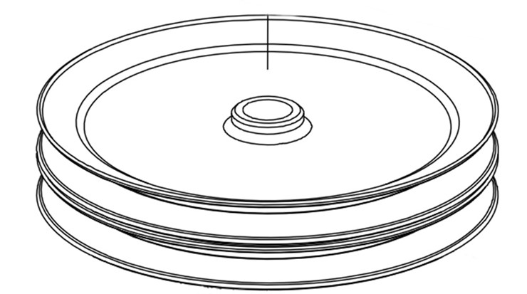 Koło pasowe, Orec 0221-4010H