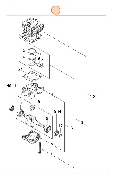 Jednostka napędowa, Stihl 11480200201