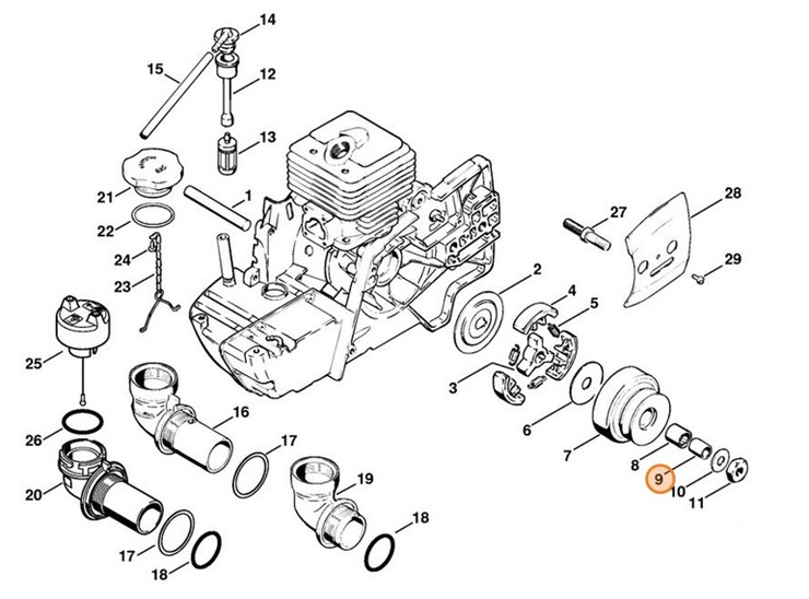 Pierścień, Stihl 00009930510