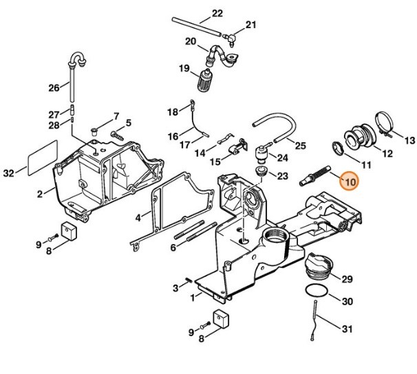Przewód impulsowy, Stihl 42231418600