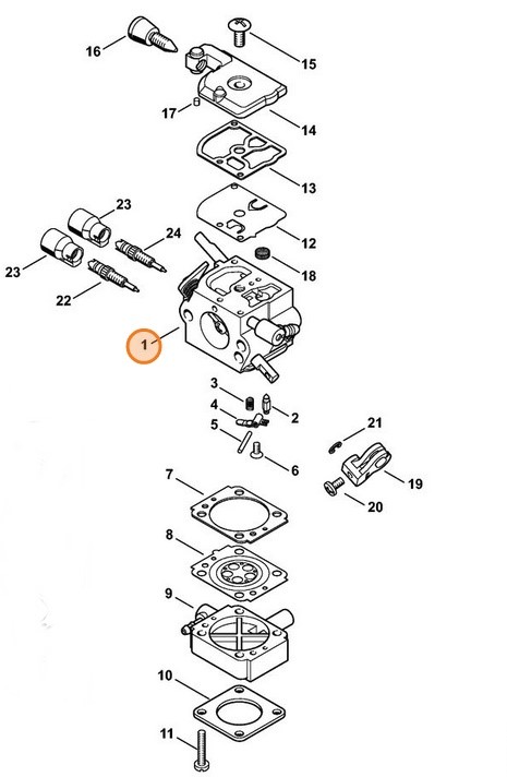 Gaźnik 4134/28, Stihl 41341200628
