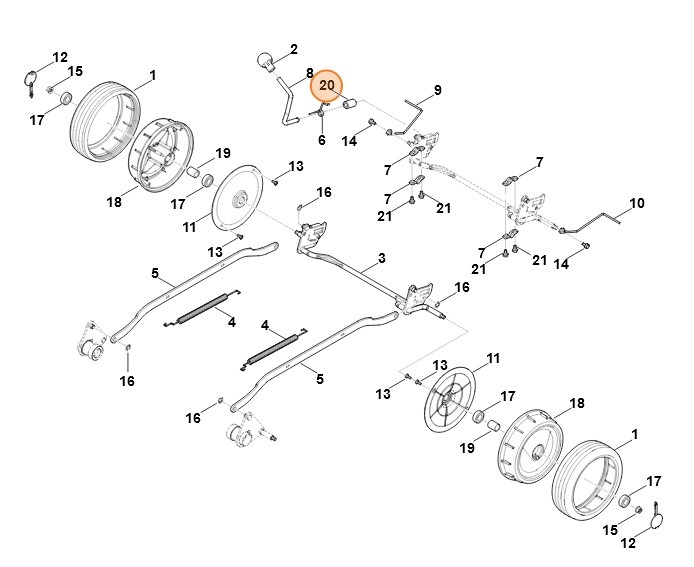 Odbój gumowy, Stihl 63837067000