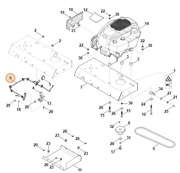 Wiązka przewodów, Stihl 60014403002