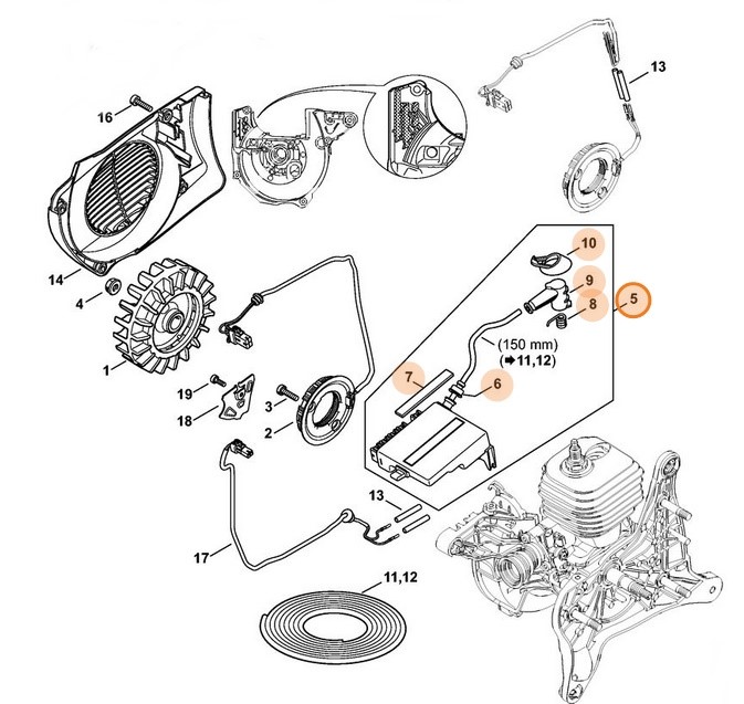 Jednostka sterująca, Stihl 42504004701