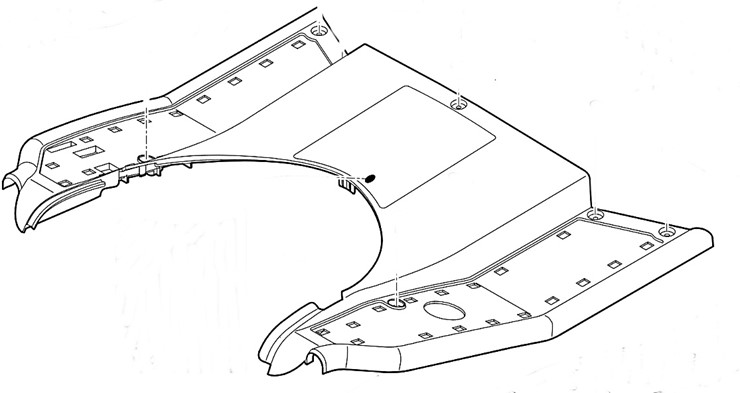 Osłona kompl., Stihl 61707802091