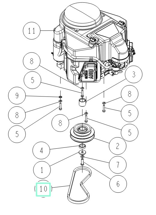Pasek SB-32 (W800), Orec 89-6123-003202S